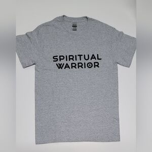 Gray Spiritual Warrior Adult Unisex T-shirt